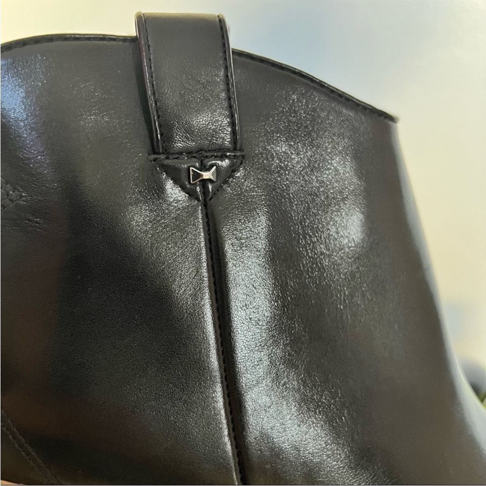 NWT Ted Baker London Kasidy Stacked Heel Leather Ankle Bootie - Picture 10 of 15